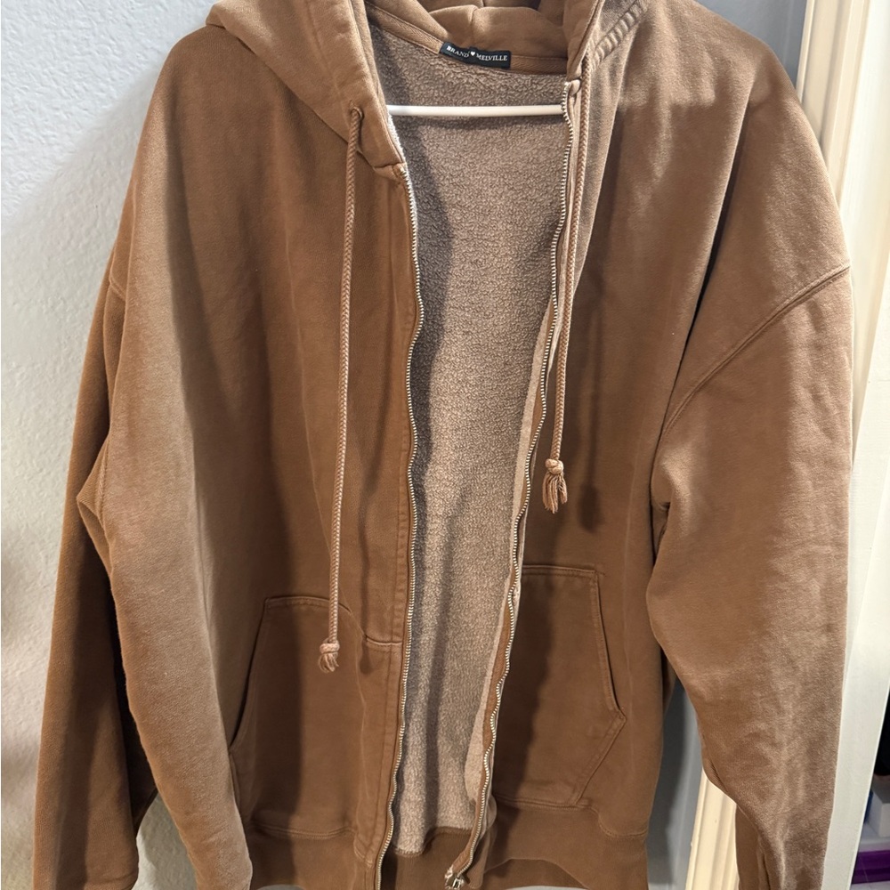 Brandy Melville Tan Hoodie